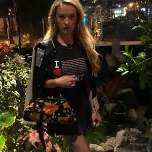 I Heart Atlanta bodysuit tshirt VTG vintage custom ATL side boob Small